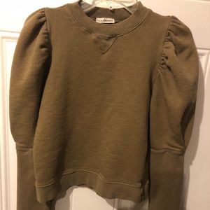 Ulla Johnson Puff Sleeve Sweatshirt